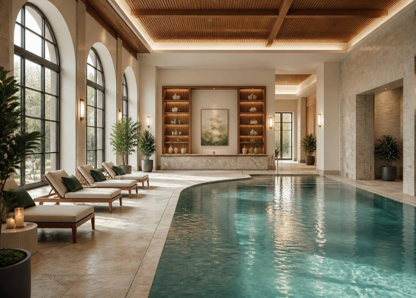 Wellness pool interior representing the provider workspace preview